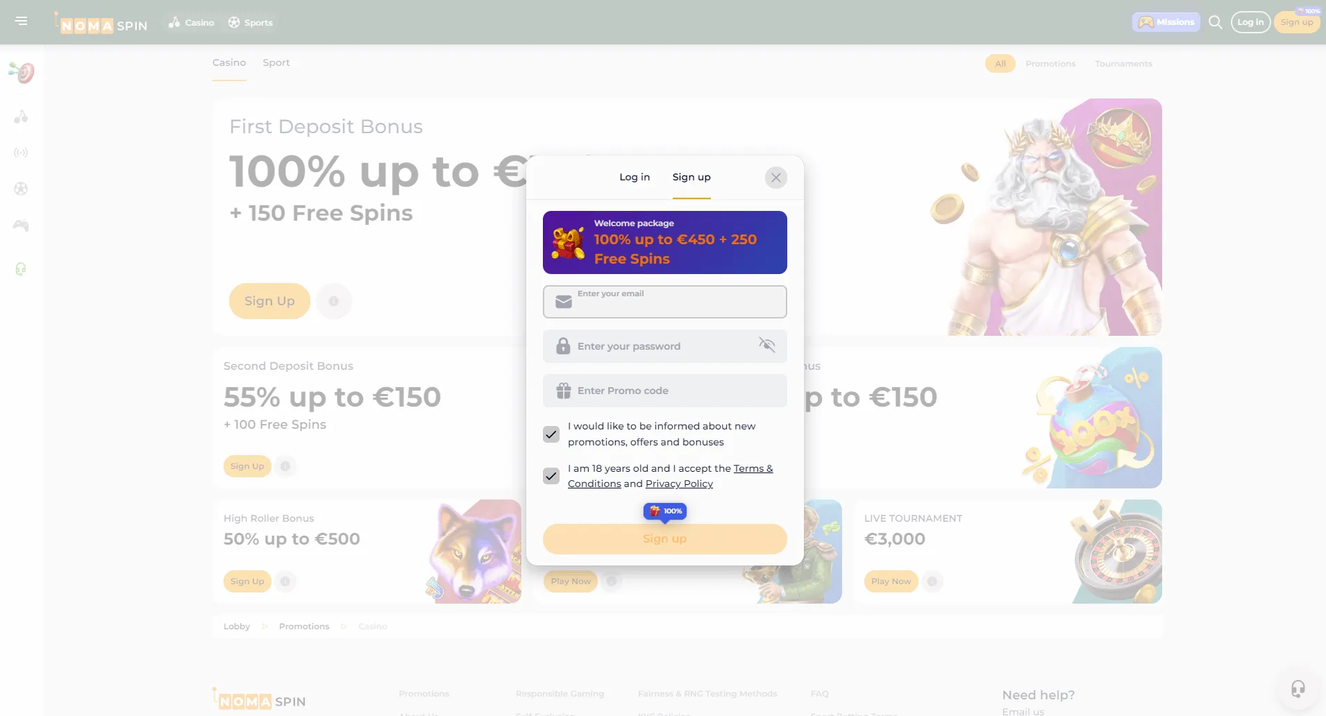 Nomaspin Nederland – Het Officiële Online Casino van 2026 image 2