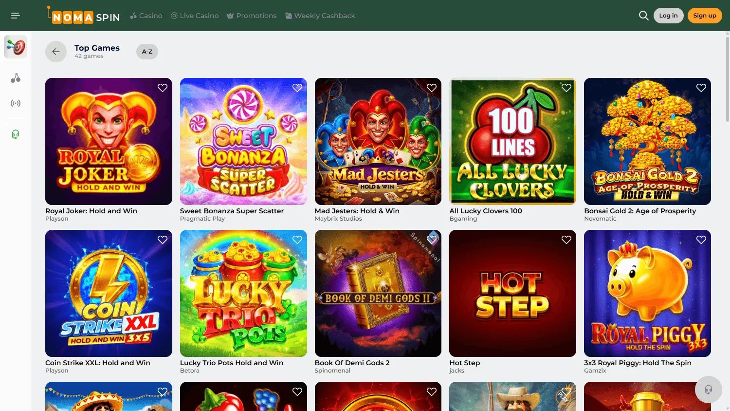 Nomaspin Nederland – Het Officiële Online Casino van 2026 image 3
